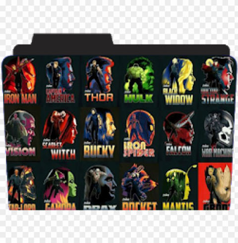 folder icons ant man - stone avenger infinity war PNG download free