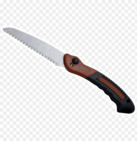 folding saw - cutting tool Transparent Background PNG Isolated Element