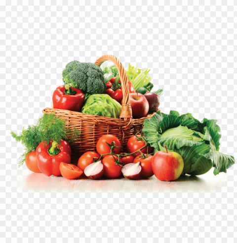 following - basket of vegetables clipart Clear background PNG images comprehensive package