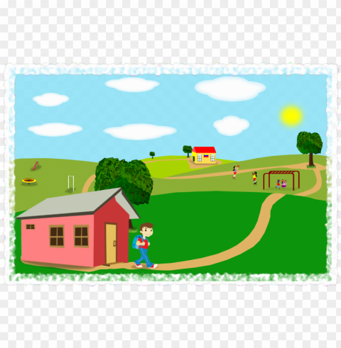 fondo-paisaje - cartoo HighQuality PNG Isolated on Transparent Background PNG transparent with Clear Background ID e2115206