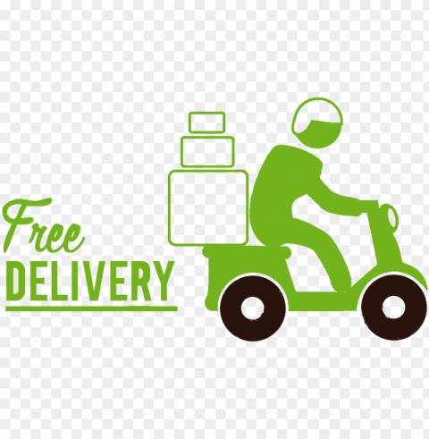 food delivery icon - home delivery logo Clean Background Isolated PNG Object