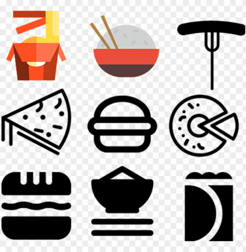 food icon icon about icon icon friesmilkhot dogpizzacheesebutton HighQuality PNG with Transparent Isolation