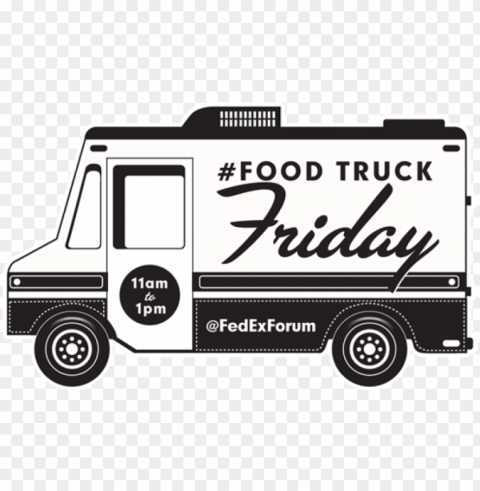 food truck fridays to debut at fedexforum on july - food truck transparent ClearCut Background PNG Isolated Element