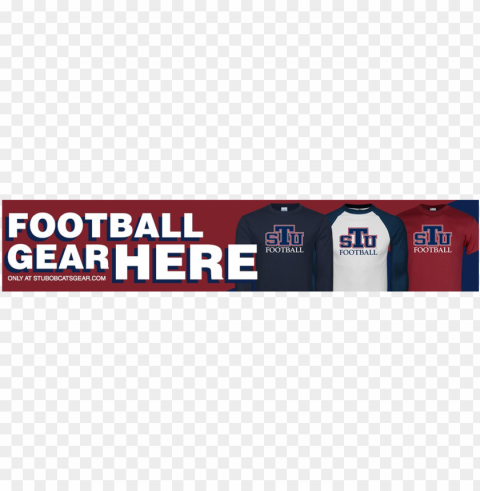 football gear on sale PNG with transparent overlay