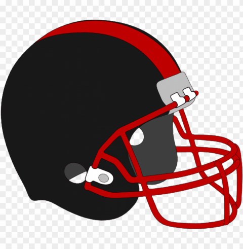 football helmet red and black clip art at clker - red and black football helmet Isolated Element in HighQuality PNG