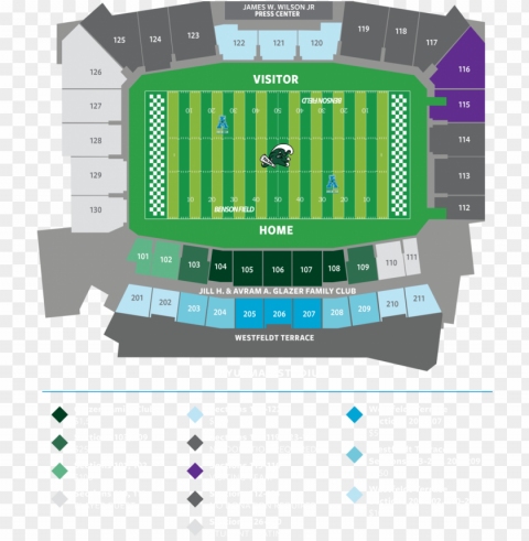 Football Priority Seating Donations - Tulane University Free PNG Transparent Images