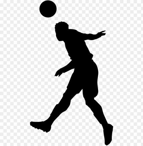 footballer silhouette clip art - playing football silhouette PNG files with alpha channel assortment