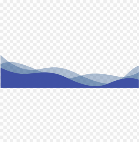 footer wave - blue page divider PNG Illustration Isolated on Transparent Backdrop PNG transparent with Clear Background ID e5160d80