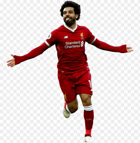 footyrenders on twitter - mohamed salah liverpool PNG Isolated Illustration with Clear Background