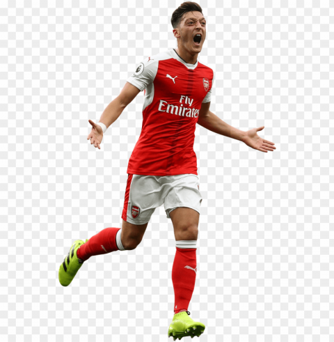 footyrenders - ozil arsenal Isolated Element with Transparent PNG Background