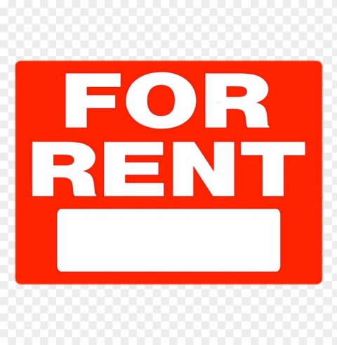 for rent rectangular sign Transparent background PNG photos PNG transparent with Clear Background ID 4e553ea3