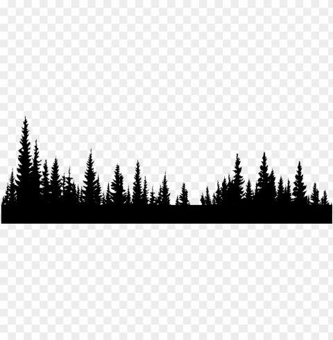 forest - forest clip art black and white PNG Image Isolated with HighQuality Clarity