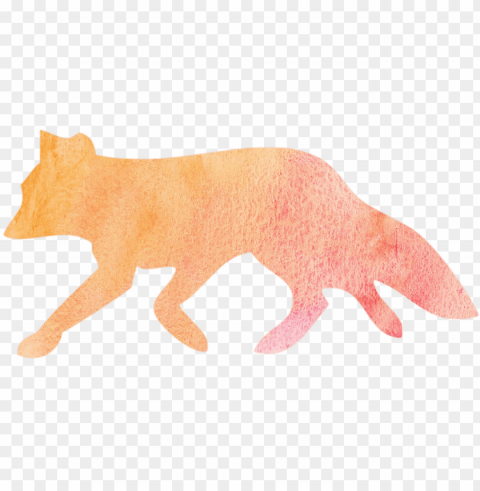 forest watercolor fox animal cute wild - stockxch PNG transparent design diverse assortment