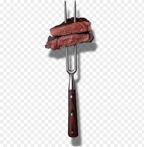 fork - fork with meat PNG photo
