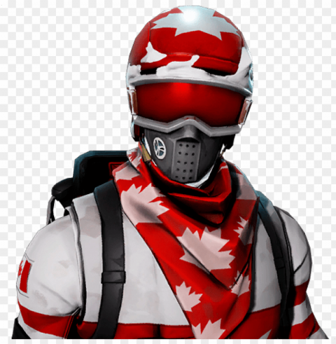 fortnite alpine ace canada character PNG Graphic Isolated with Transparency