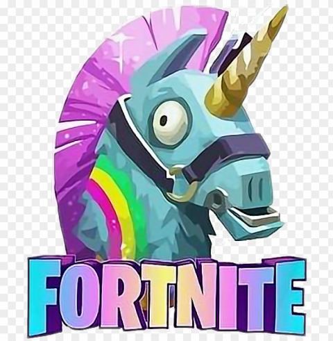 fortnite llama unicorn shirt Isolated Character in Clear Background PNG PNG transparent with Clear Background ID c3c0e8e8