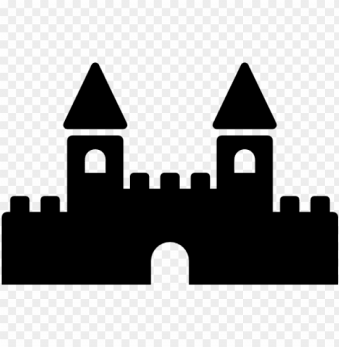 fortress clipart medieval castle wall - medieval city ico Isolated Design Element on PNG