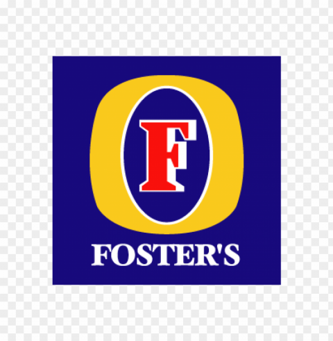 fosters lager beer vector logo Isolated Element with Transparent PNG Background
