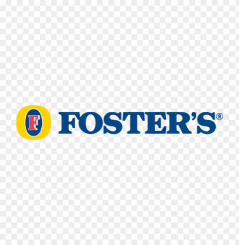 fosters lager vector logo Isolated Graphic Element in HighResolution PNG