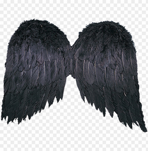 Фотки black angel costume black costume adult halloween - angel wings Isolated Item on Transparent PNG Format