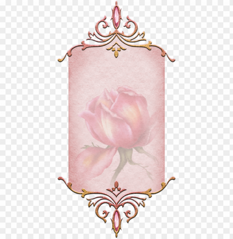 Фотки printable frames borders and frames flower - paper Transparent PNG Object with Isolation