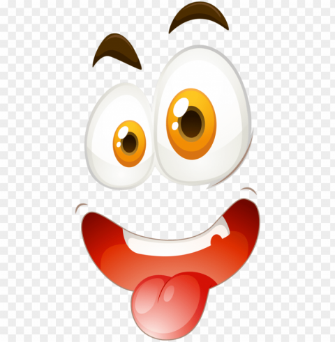 Фото Автор soloveika На Яндекс - funny faces cartoon Isolated Element on Transparent PNG