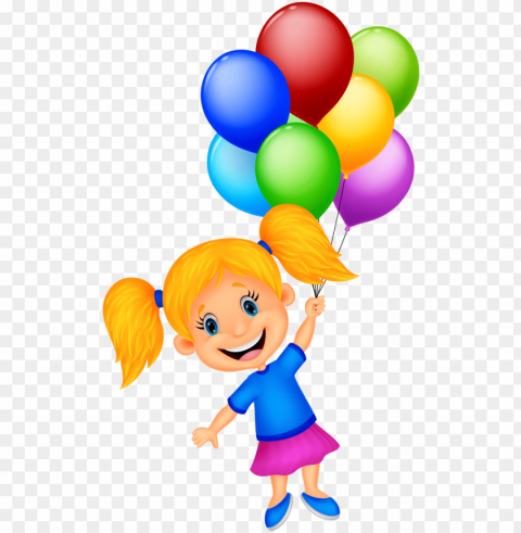 Фото Автор soloveika На Яндекс - girl holding balloons clipart PNG for social media