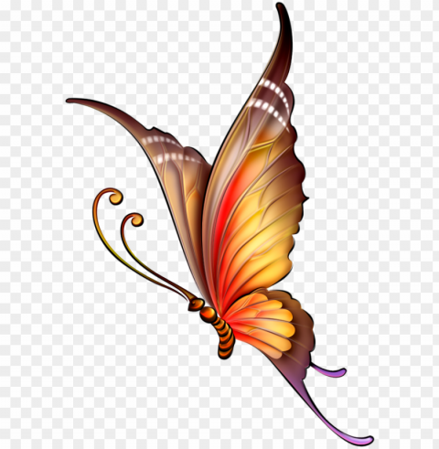 Фото Автор ya - butterfly drawing with color Isolated Object on Transparent Background in PNG