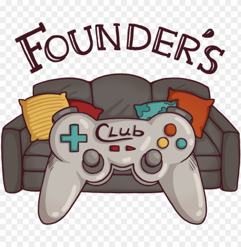founders logo - game controller Clear PNG graphics free