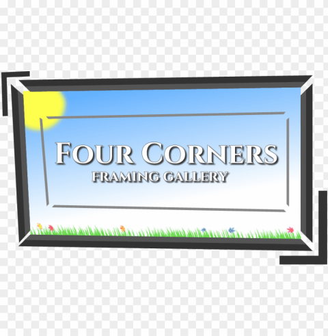 four corners framing gallery - graphics Isolated Subject with Transparent PNG