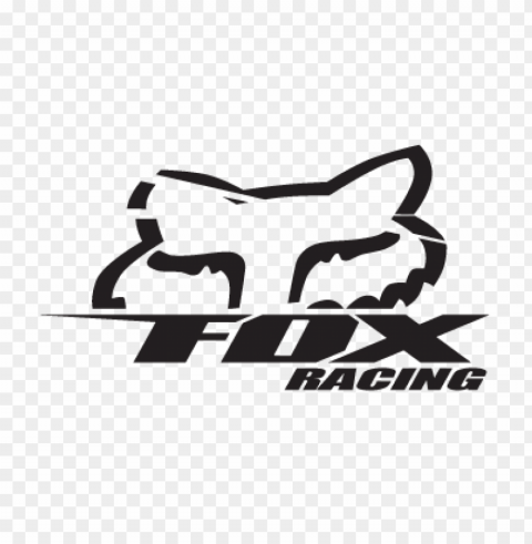 fox racing logo vector free Isolated Character in Clear Background PNG