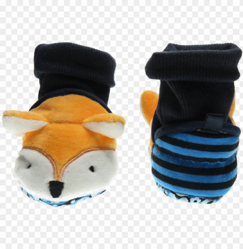 foxy baby shoes - stuffed toy PNG no watermark