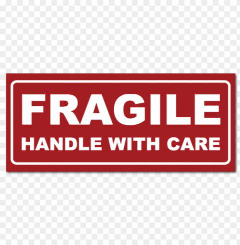 fragile handle with care sign Transparent PNG graphics assortment