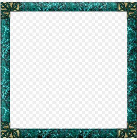 frame frame clipart borders and frames - blue green frame PNG files with clear background collection