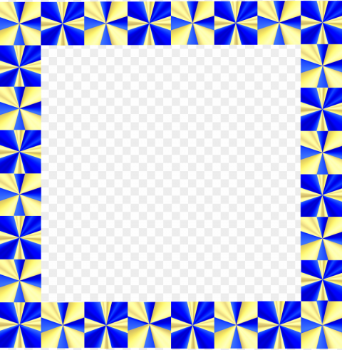 frame border gold blue shiny 587275 - blue and gold border desi PNG Isolated Object with Clear Transparency