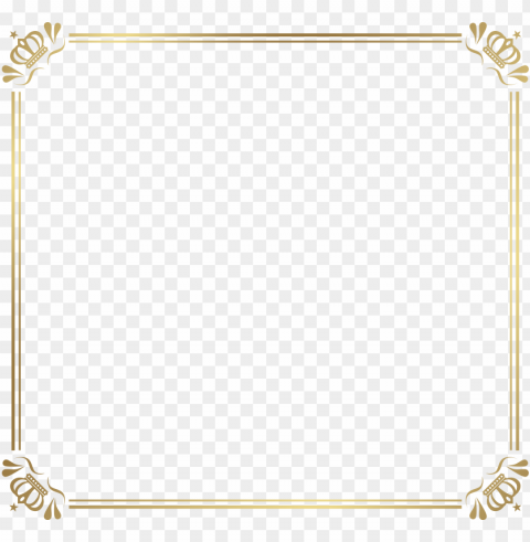 frame border with crowns image gallery yoville - clip art Isolated Element on HighQuality Transparent PNG