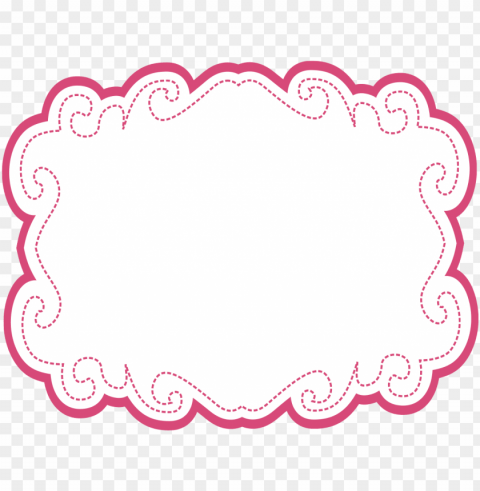 frame peppa pig princesa - pink glitter frame PNG design elements