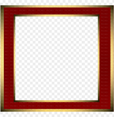 frame red gold - picture frame Isolated Character in Transparent Background PNG