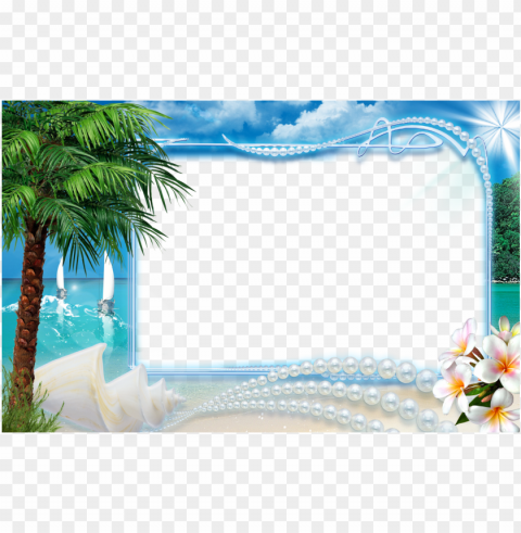 frames beach season imagens para photoshop png photoshop - beach photo frames Alpha PNGs