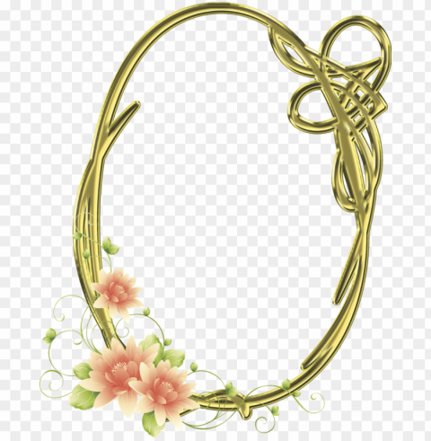 frames oval com flores imagens para photoshop - moldura oval para PNG Graphic Isolated on Clear Backdrop