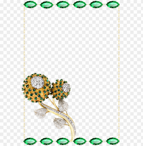 frame emeralds - royal gold frame image background Transparent PNG images bulk package