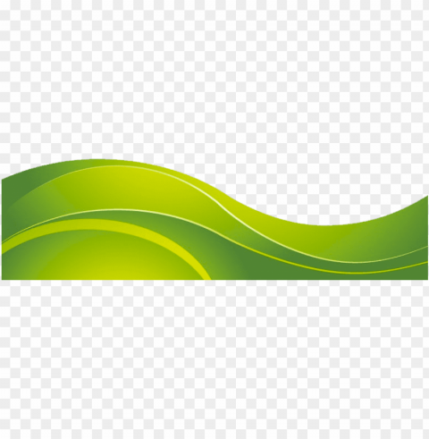 Franjas Vector - Franjas Verdes Isolated Element With Clear PNG Background