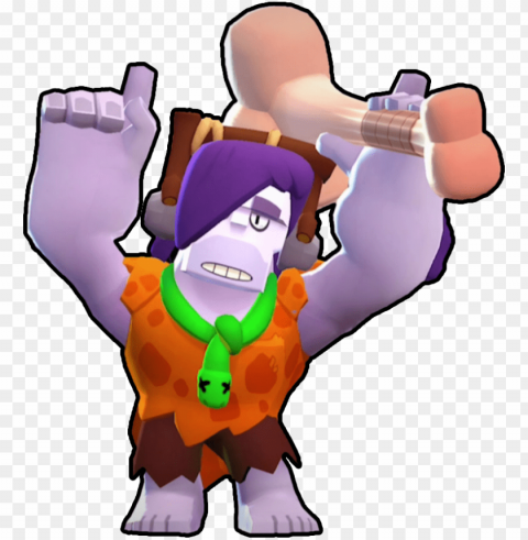 frank skin-caveman - brawl stars caveman frank Transparent PNG Isolated Item with Detail PNG transparent with Clear Background ID 831e6459