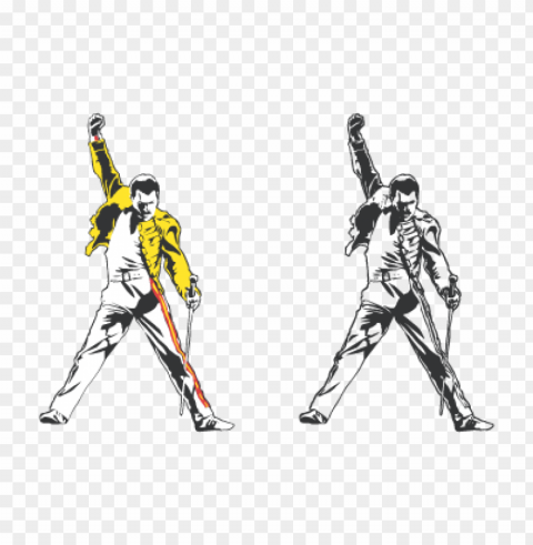 freddie mercury tribute logo vector PNG without background