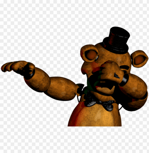 Freddy Dab Bear By Neliselly-dbnt997 - Freddy Dabbi Transparent Background PNG Isolated Character