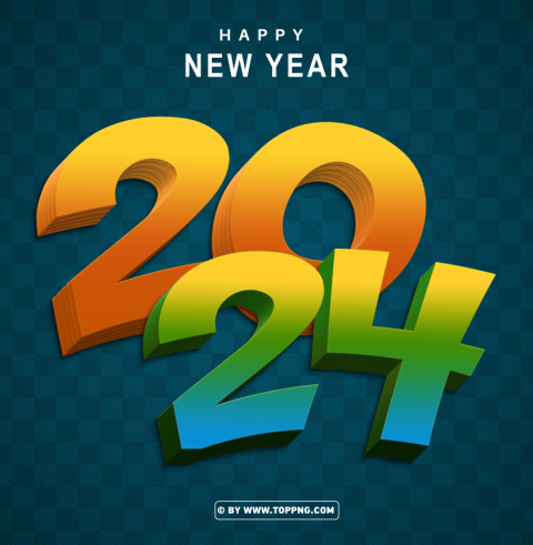 free 2024 yellow and green 3d image PNG no watermark