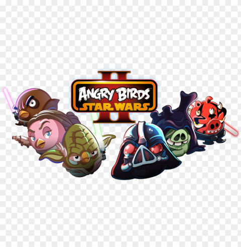 free angry birds star wars characters yoda - pc game angry birds star wars version 2 Clean Background Isolated PNG Object