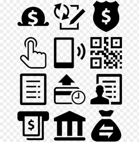 free bank check icon - online banking icons PNG file with alpha