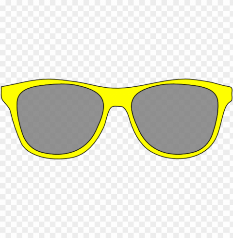 free cartoon download clip art on yellow - clip art yellow sunglasses Transparent PNG illustrations