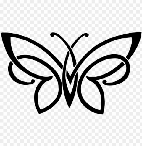 free celtic butterfly tattoo - celtic butterfly tattoo Isolated Icon on Transparent PNG